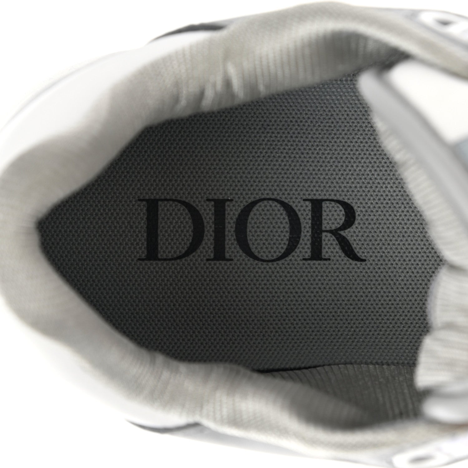 Christian Dior Smooth Calfskin Jacquard Oblique Mens B27 Low Top Sneakers 40 Beige Blue 7 of 9