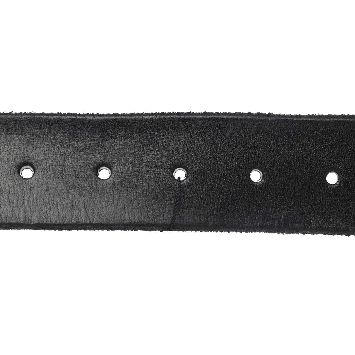 Gucci Calfskin Brass Feline Buckle Belt 85 34 Black 5 of 5
