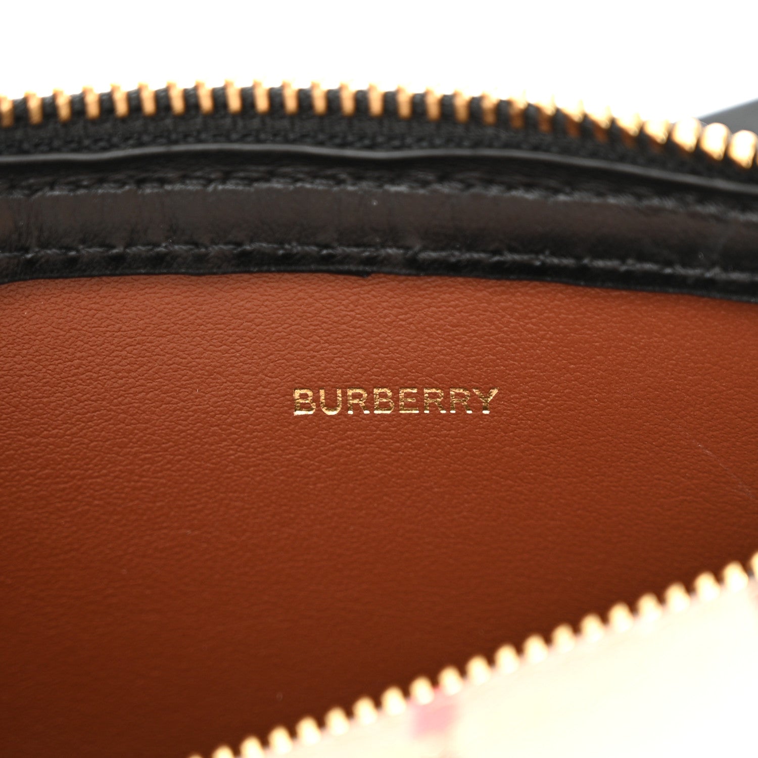 Burberry E-Canvas Calfskin Stripe Icon Barrel Bag Archive Beige 6 of 10