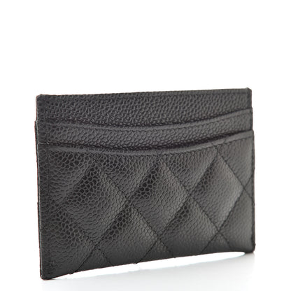 Chanel Caviar Quilted Card Holder Black 3 of 10