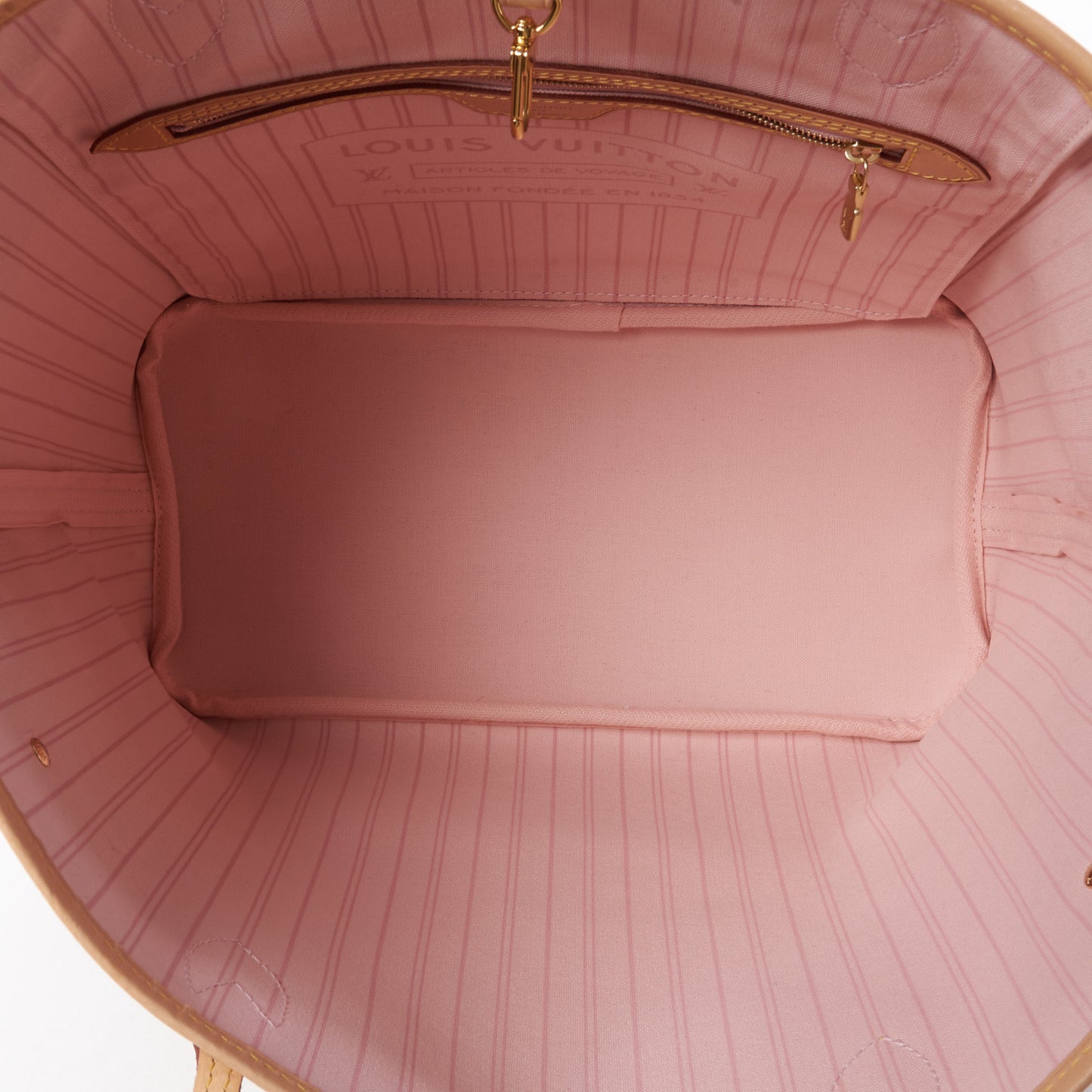 Damier Azur Neo Neverfull MM Rose Ballerine