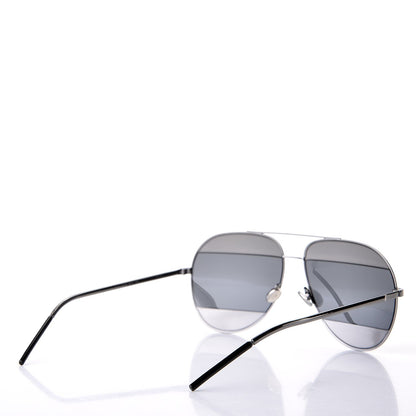 Christian Dior Split 1 Aviator Sunglasses Silver 4 of 8