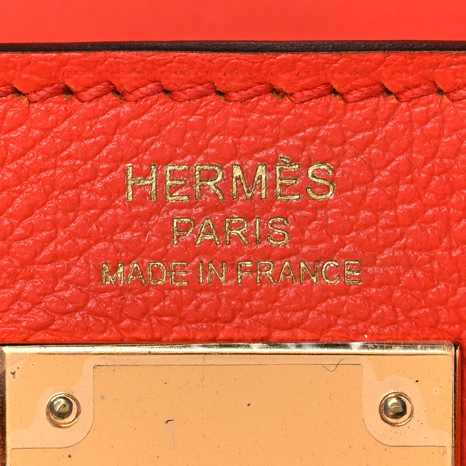 Hermes Evercolor Kelly Retourne 28 Orange Poppy 22 of 41