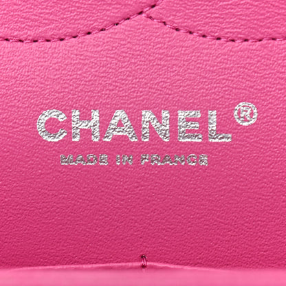 Chanel Iridescent Caviar Quilted Jumbo Double Flap Pink 6 of 14
