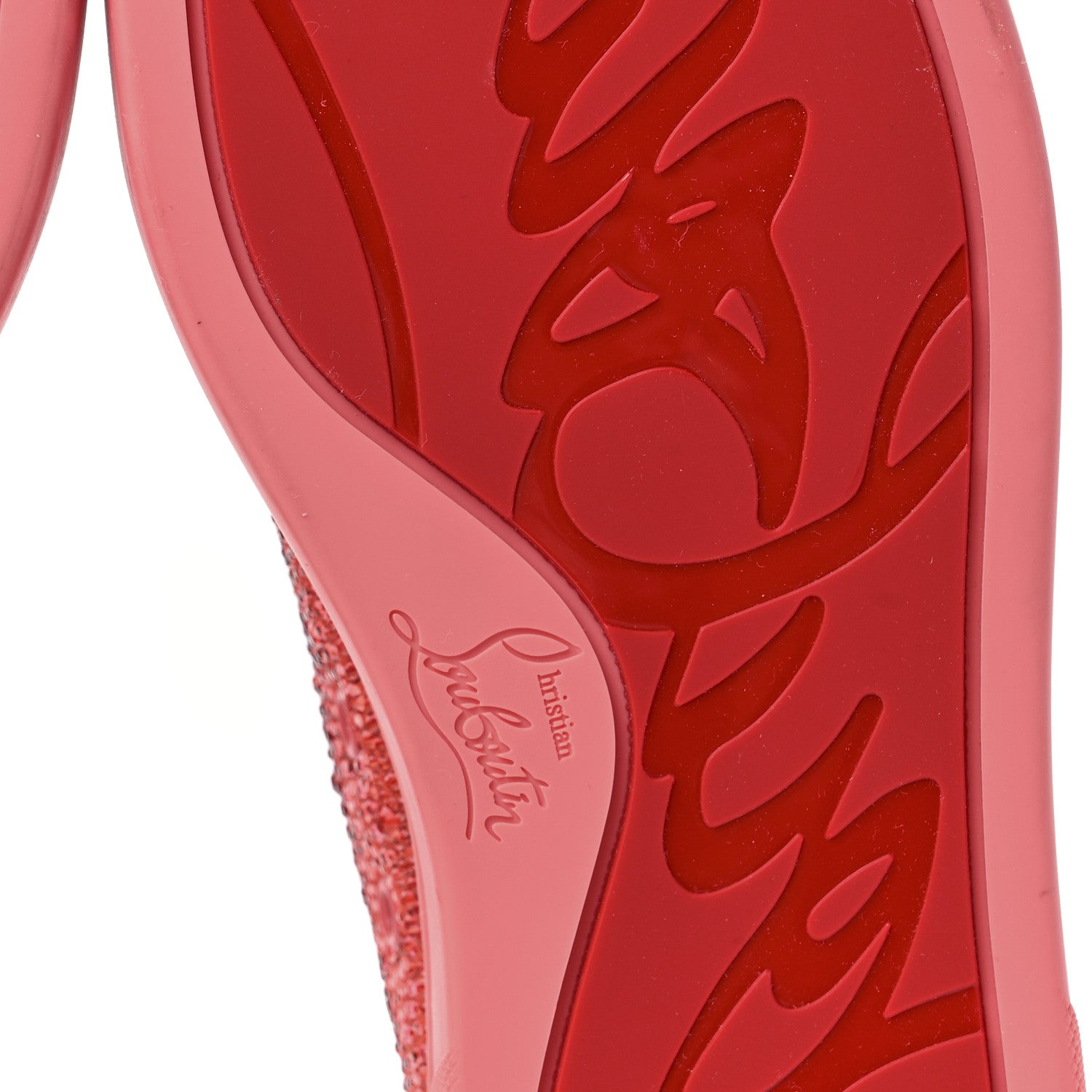 Christian Louboutin Louis Crystal Embellished Satin Orlato Flat Sneakers 41 Charlotte 7 of 11