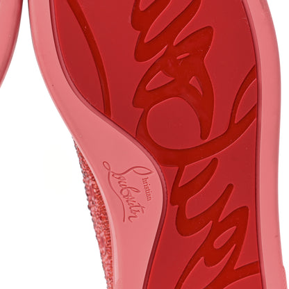 Christian Louboutin Louis Crystal Embellished Satin Orlato Flat Sneakers 41 Charlotte 7 of 11