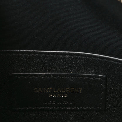 Saint Laurent Lambskin Matelasse Monogram Vicky Camera Bag Black 6 of 10