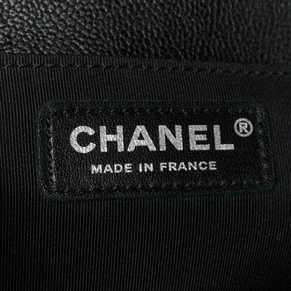 Chanel Caviar Quilted Medium Boy Flap Black 6 of 11