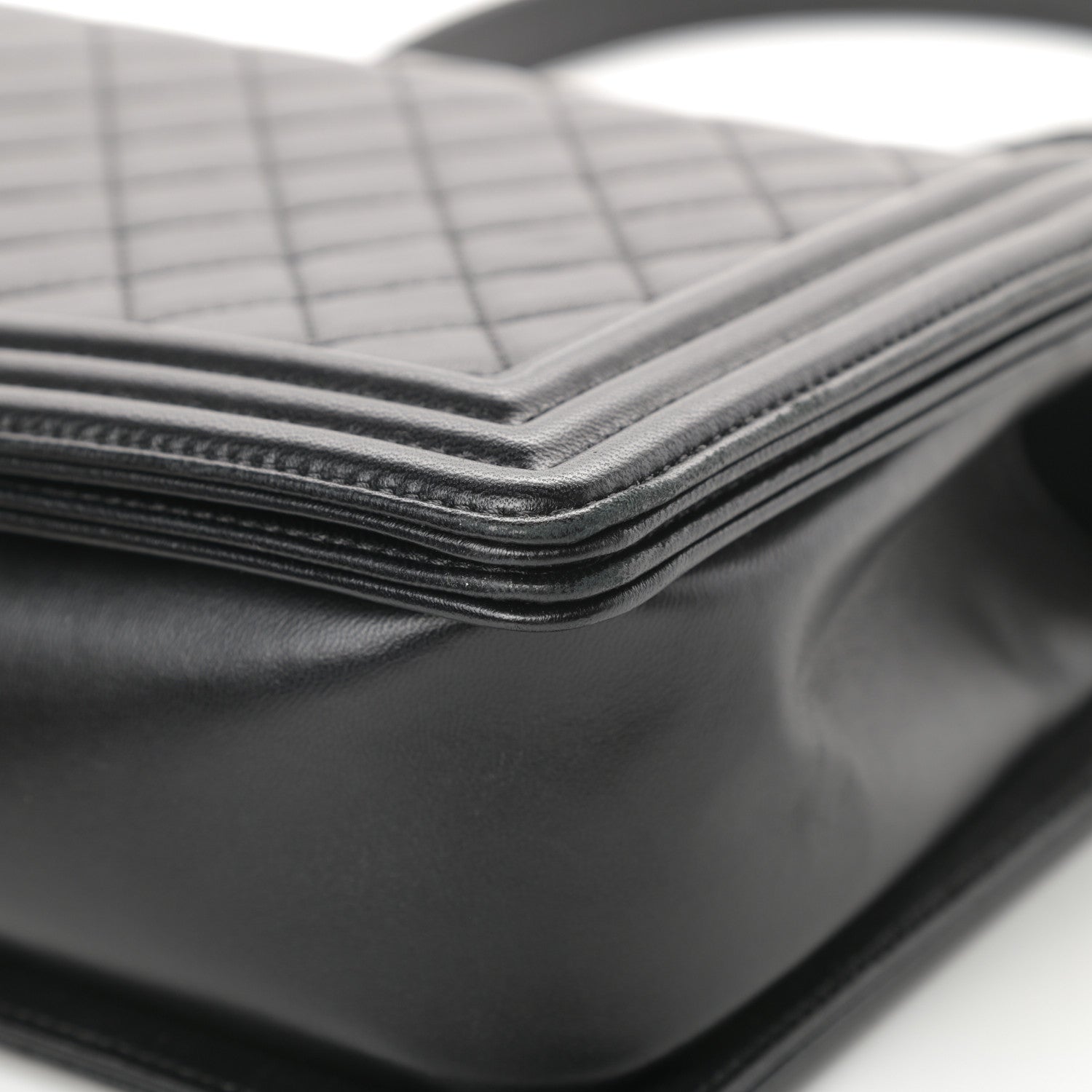 Chanel Lambskin Quilted New Medium Boy Flap Black 10 of 17