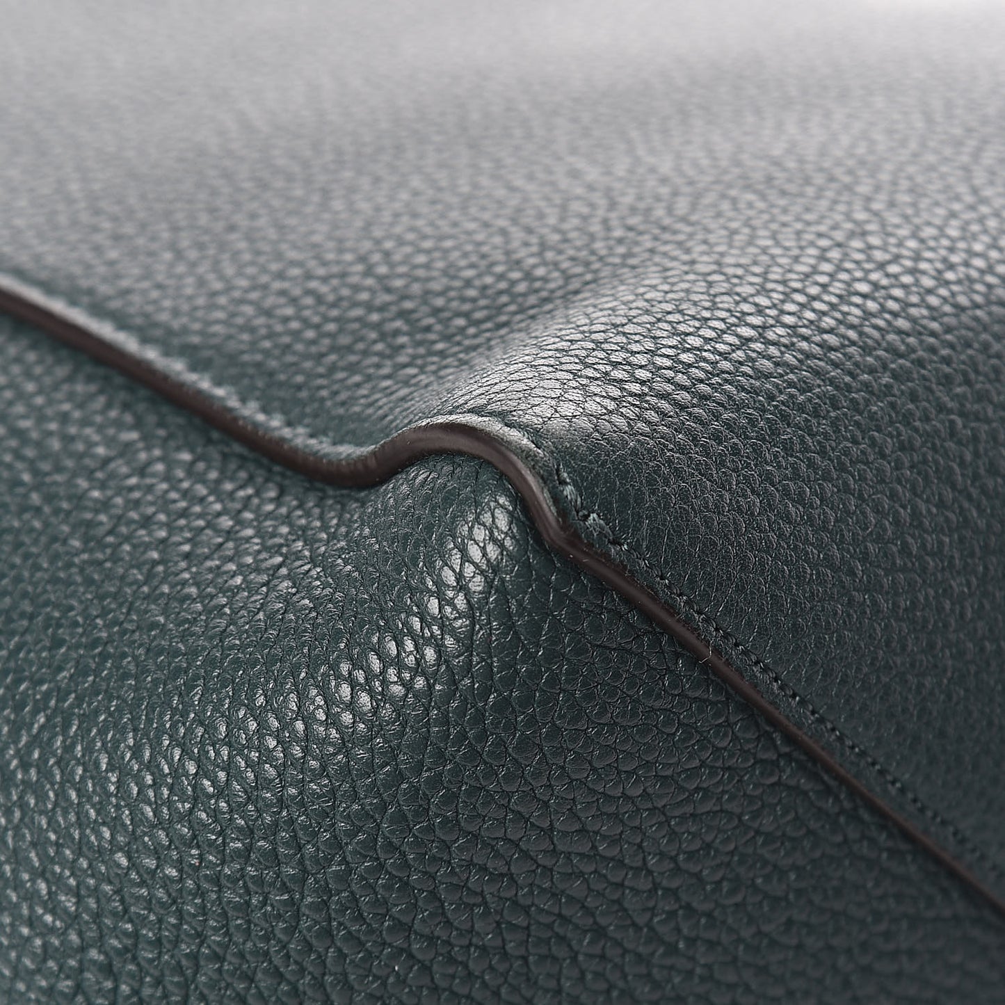 Soft Grained Calfskin Small Belt Cabas Phantom Amazone