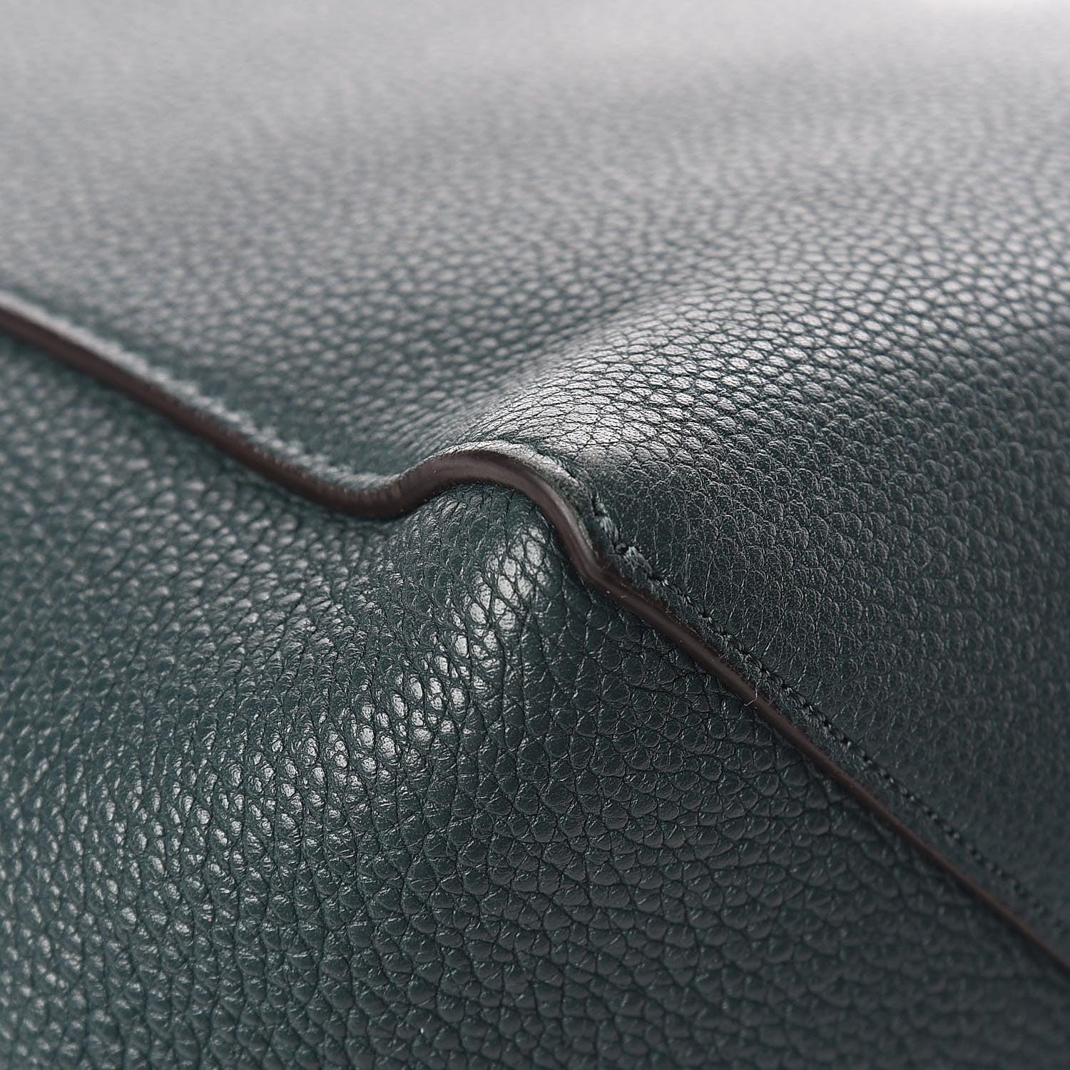 Celine Soft Grained Calfskin Small Belt Cabas Phantom Amazone 11 of 14