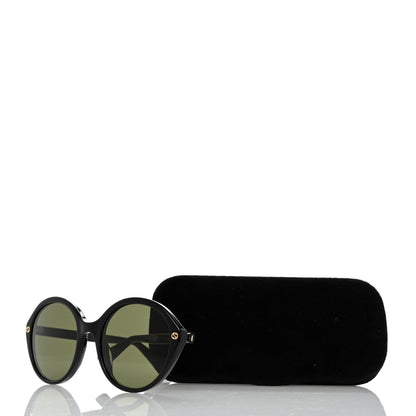 Gucci Acetate Round Sunglasses GG0023S Black 8 of 8