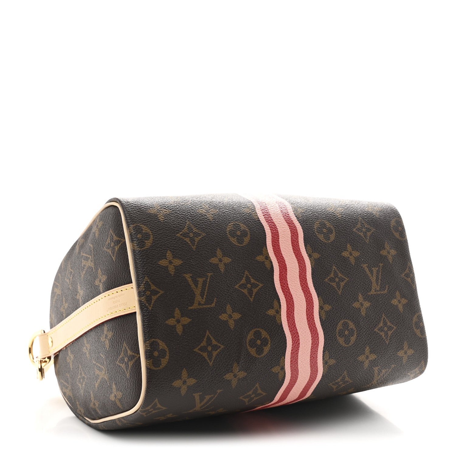 Louis Vuitton Mon Monogram Speedy Bandouliere 25 Light Pink Sari Red 4 of 9
