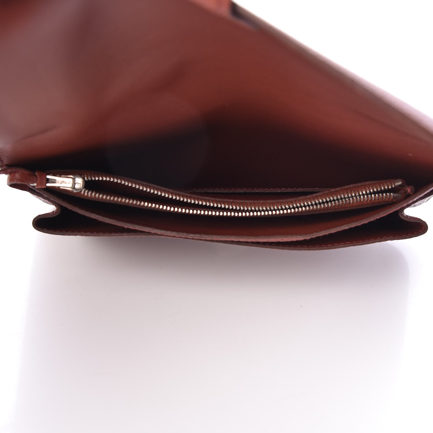 Hermes Togo Dogon Duo Wallet Marron D'Inde 5 of 10