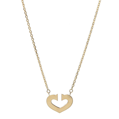 Cartier 18K Yellow Gold Medium Hearts and Symbols Necklace 1 of 5