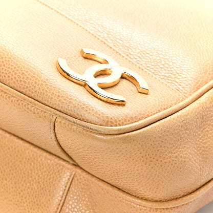 Chanel Caviar CC Shoulder Bag Beige 12 of 13