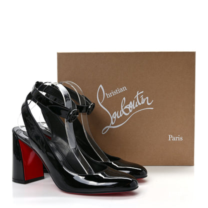 Christian Louboutin Patent Calfskin So Sab 85 Pumps 41.5 Black 8 of 8