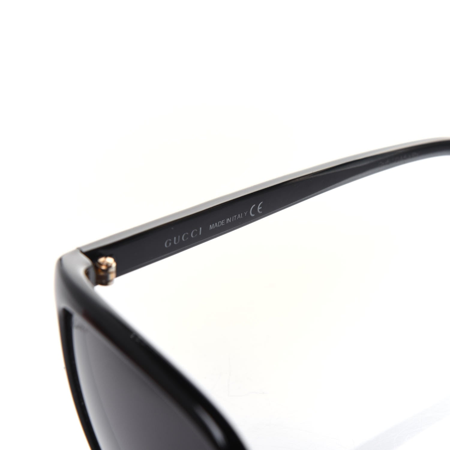 Gucci Acetate Square Frame Oversized Sunglasses GG3696/S Black 6 of 7