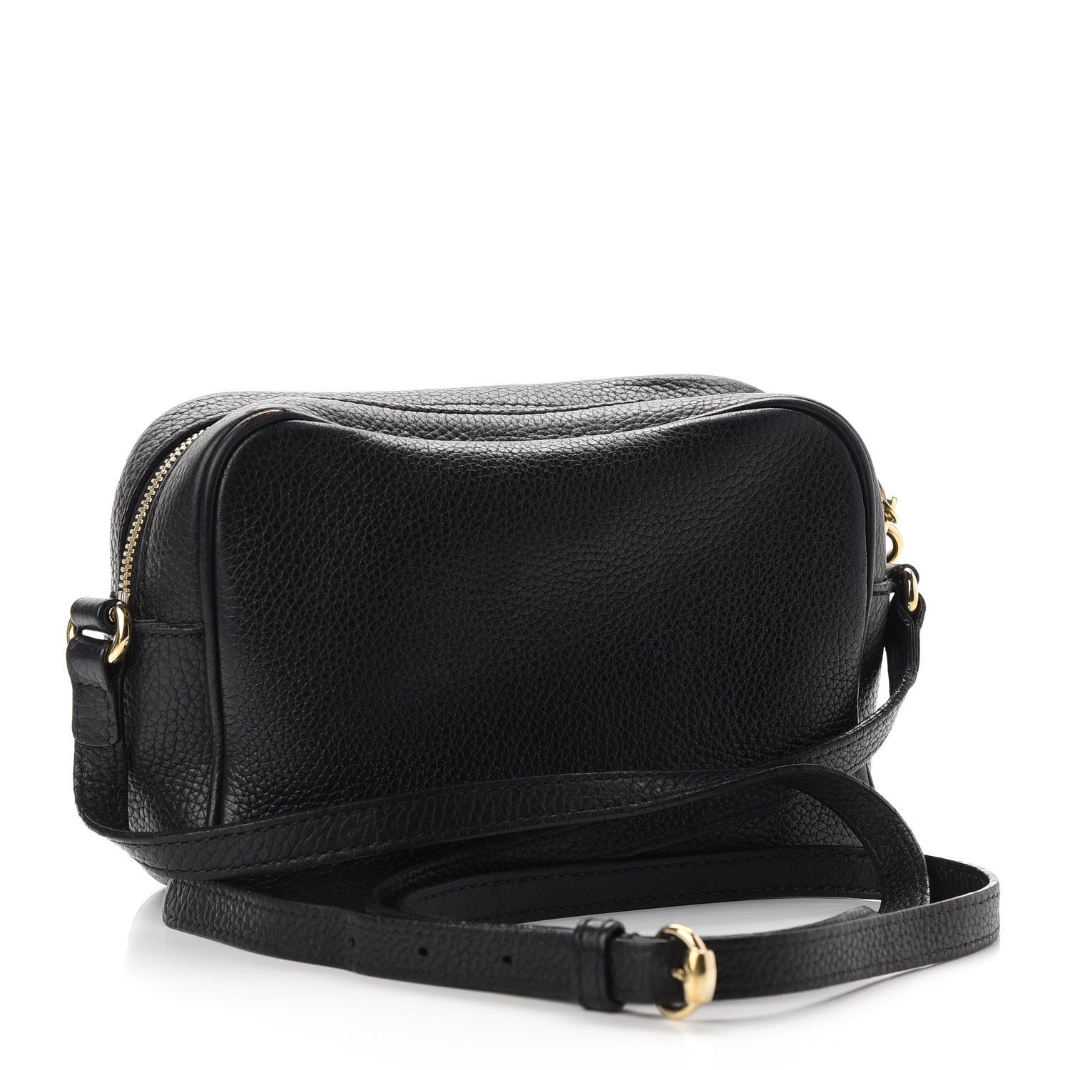 Gucci Pebbled Calfskin Small Soho Disco Bag Black 3 of 12