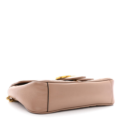 Gucci Calfskin Matelasse Small GG Marmont Shoulder Bag Porcelain Rose 4 of 10