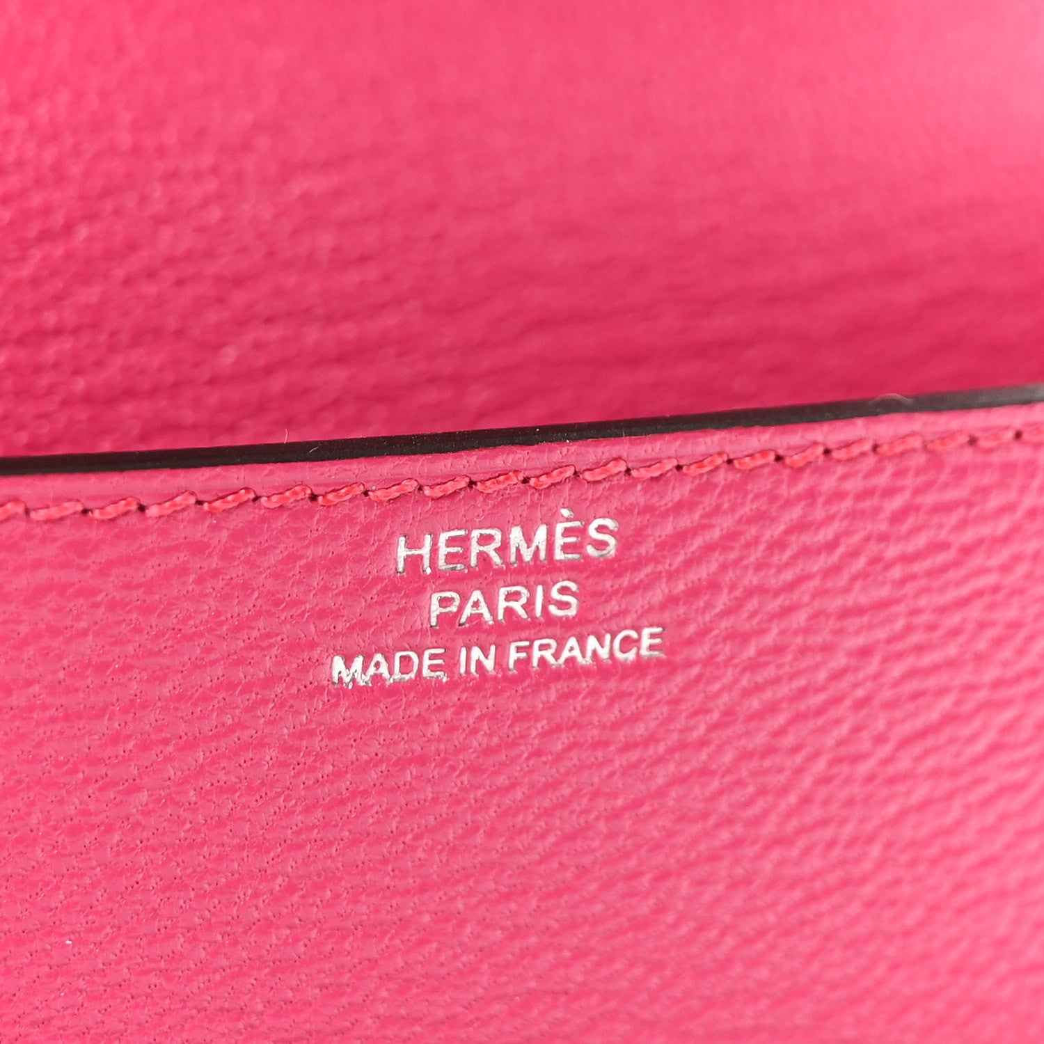 Hermes Chevre Mysore Roulis Slim Wallet Rose Shocking 7 of 7