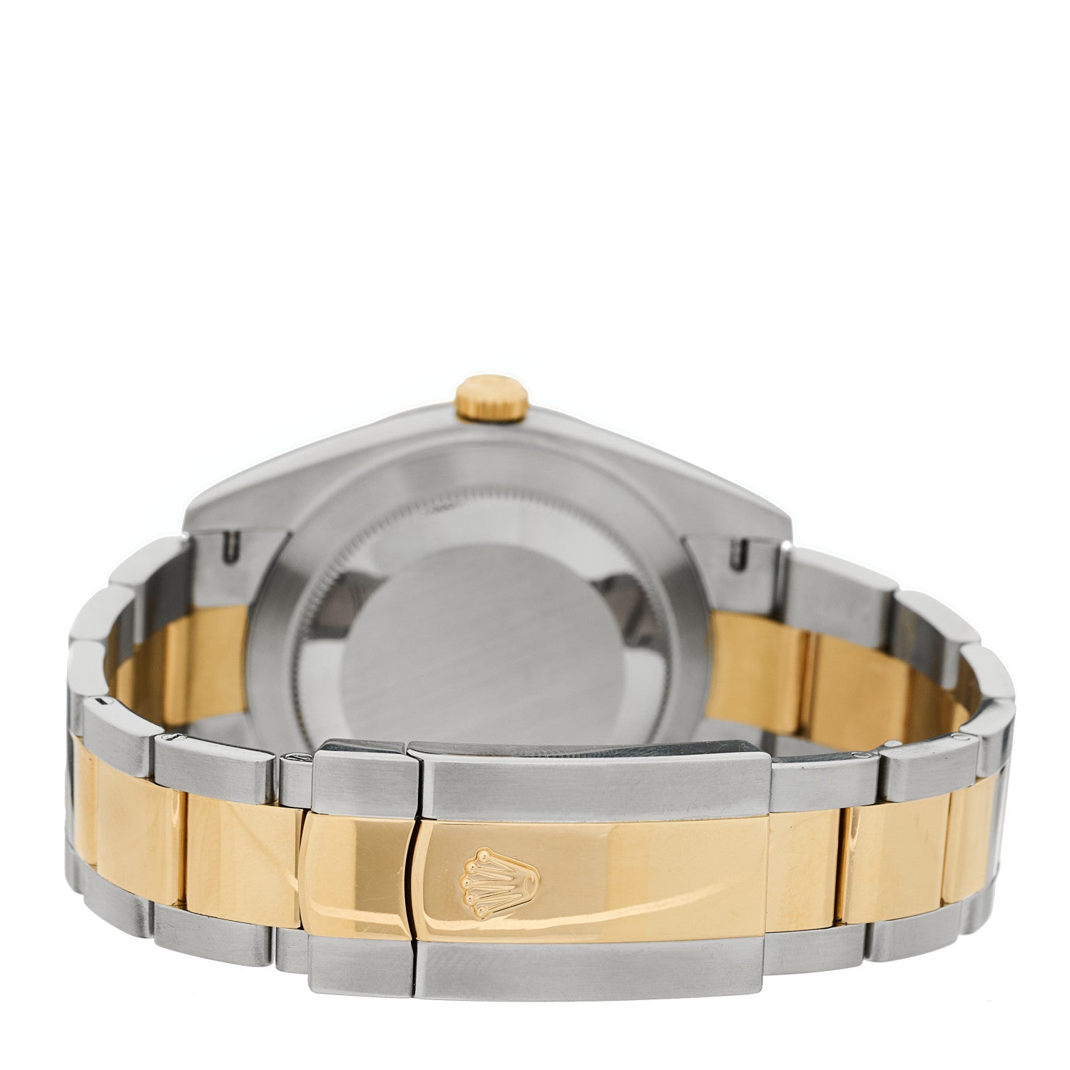 Rolex Stainless Steel 18K Yellow Gold 41mm Oyster Perpetual Datejust Watch Black 126303 3 of 5