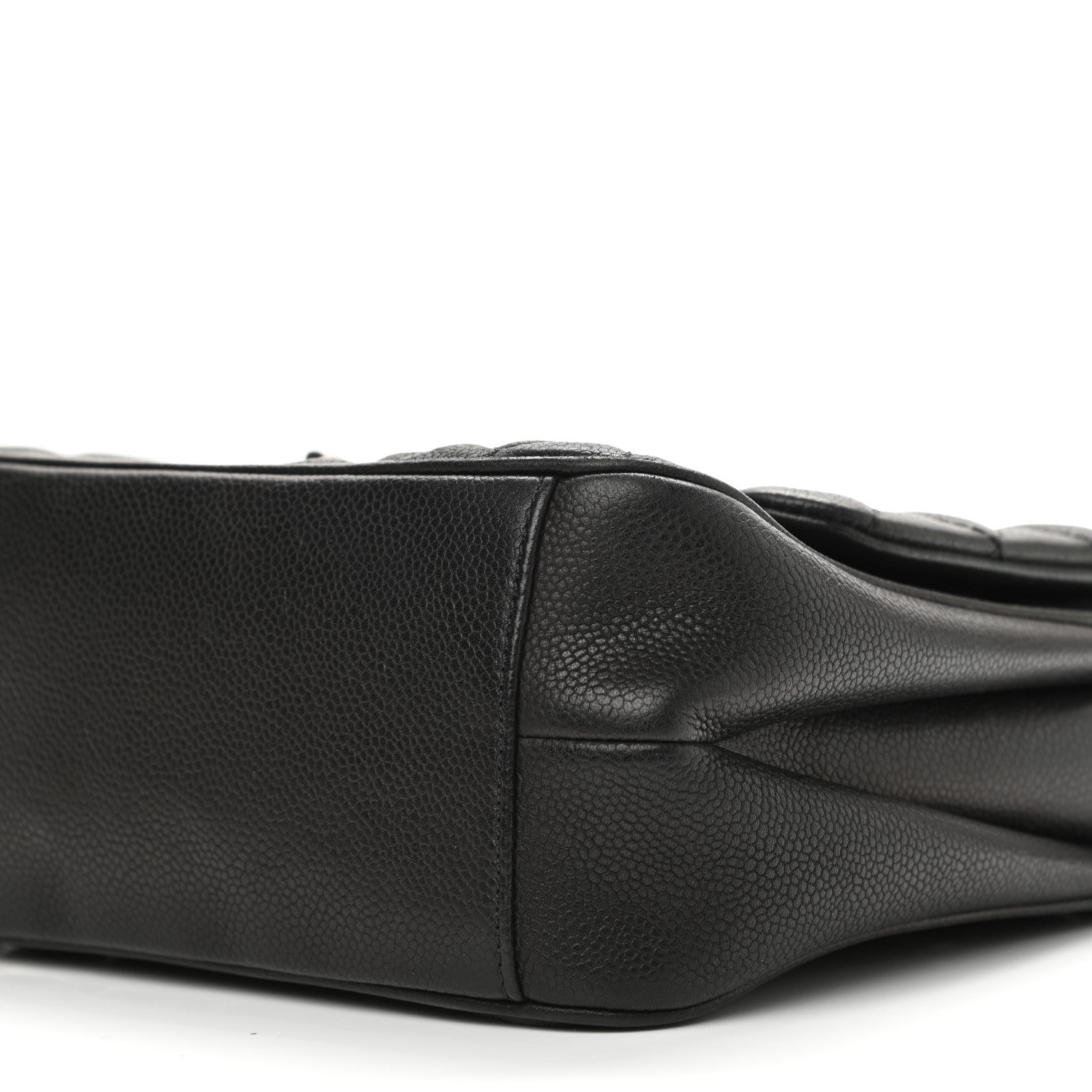 Chanel Caviar Quilted Medium Rock In Rome Single Flap Black 9 of 12