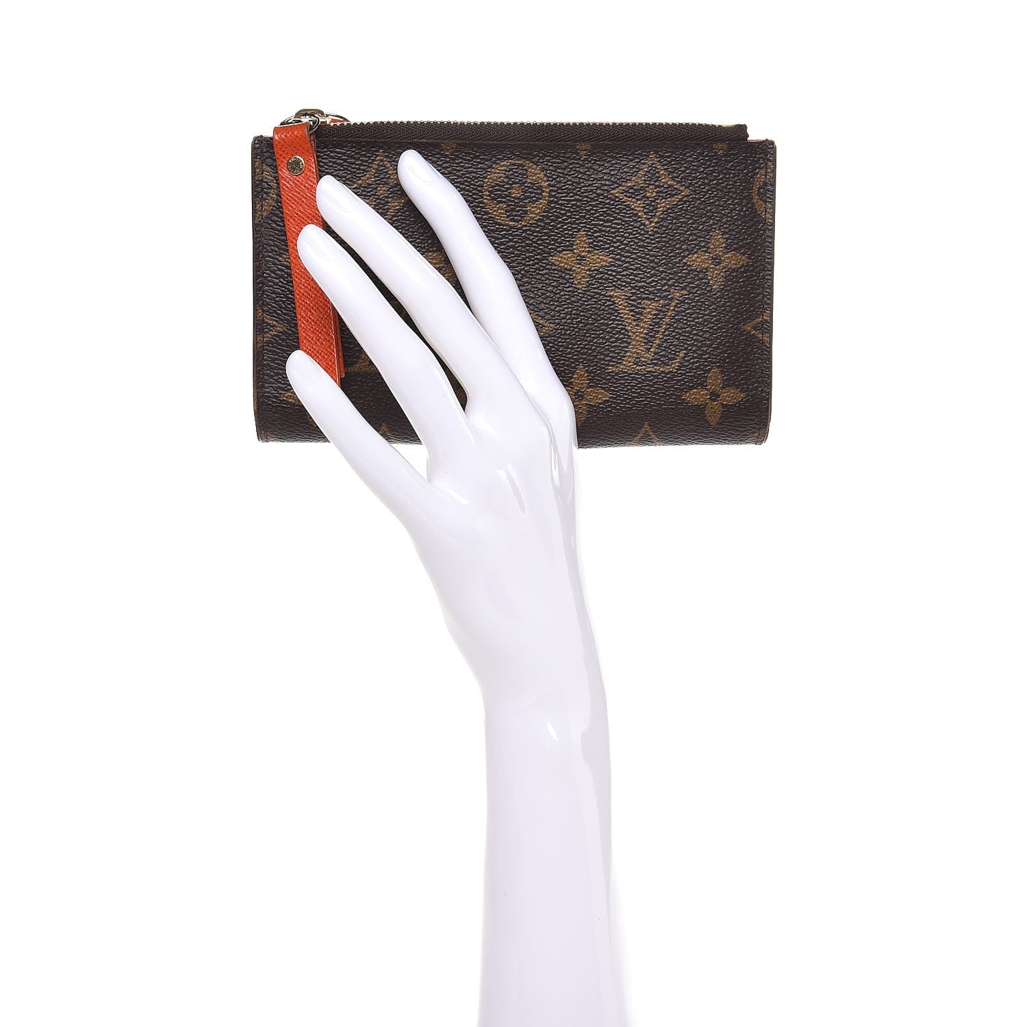 Louis Vuitton Monogram Compact Adele Wallet Piment 2 of 9