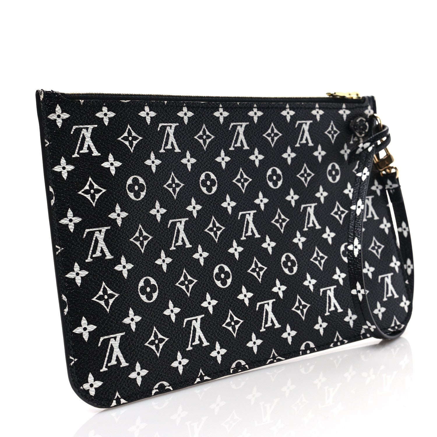 Louis Vuitton Monogram Giant Jungle Neverfull MM GM Pochette Black 3 of 7