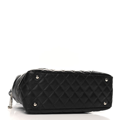 Chanel Calfskin Quilted Large Cambon Bowler Black 4 of 10