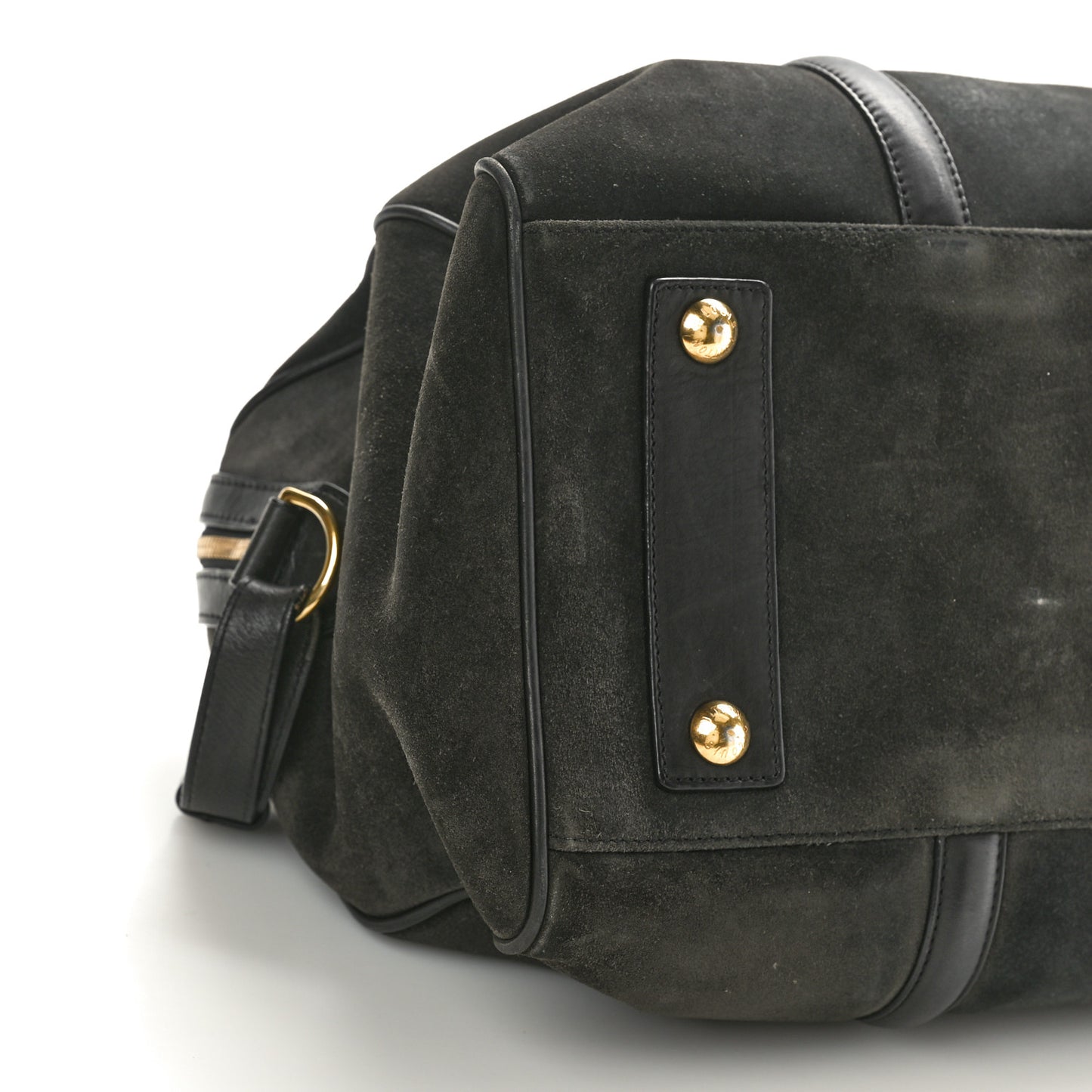Suede Calfskin SC Bag MM Asphalt