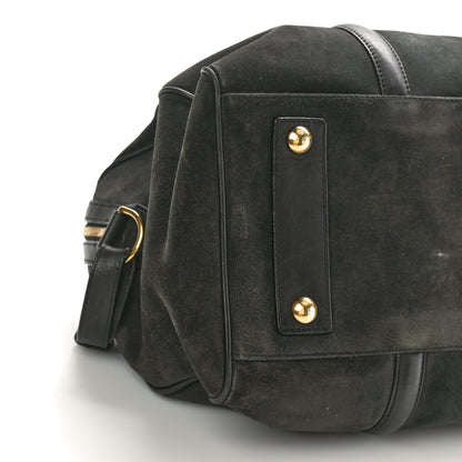 Louis Vuitton Suede Calfskin SC Bag MM Asphalt 8 of 11