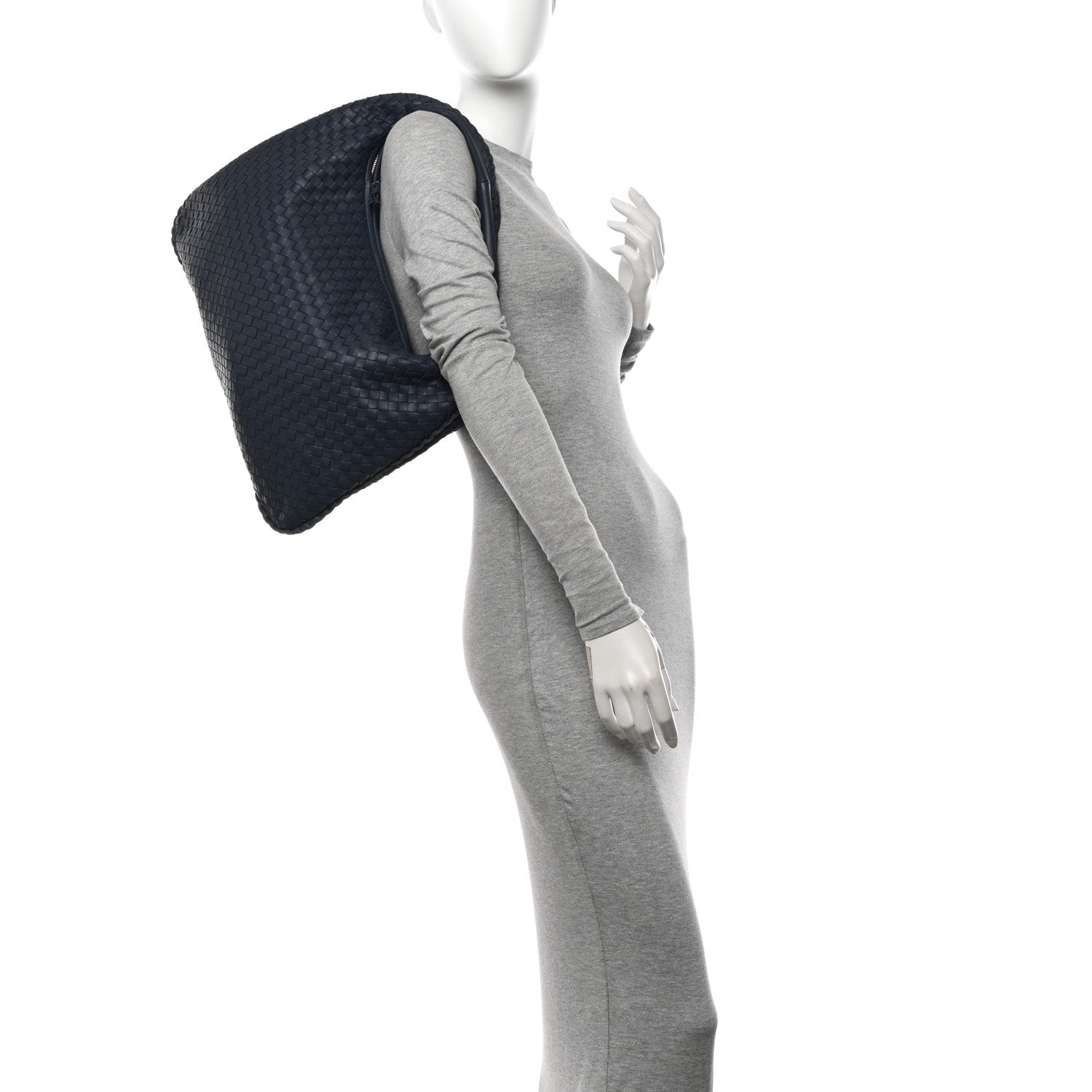 Bottega Veneta Nappa Intrecciato Large Veneta Hobo Atlantic 2 of 10