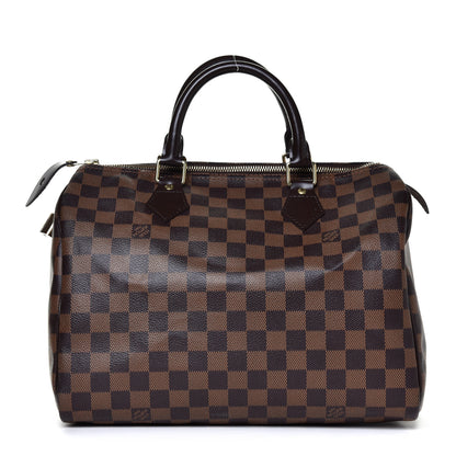 Louis Vuitton Damier Ebene Speedy 30 1 of 10