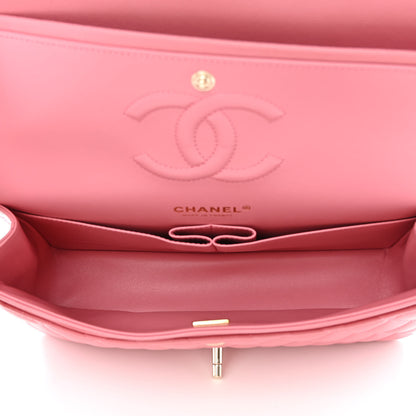 Chanel Caviar Quilted Medium Double Flap Pink 5 of 13