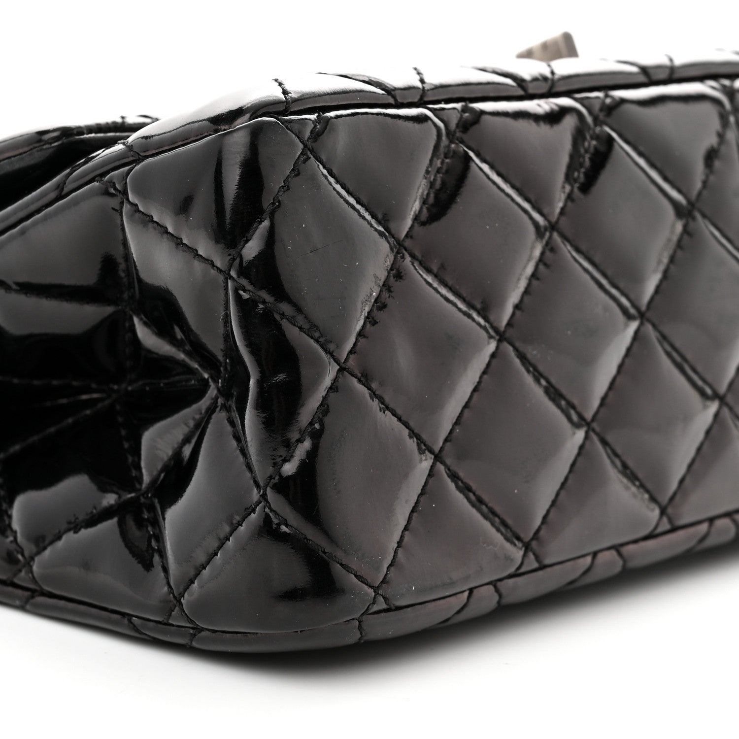 Chanel Patent Quilted 2.55 Reissue 226 Flap Black 8 of 12