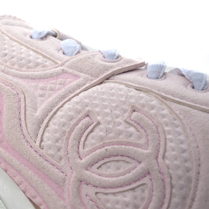 Chanel Fabric CC Womens Sneakers 35 Light Pink 12 of 15