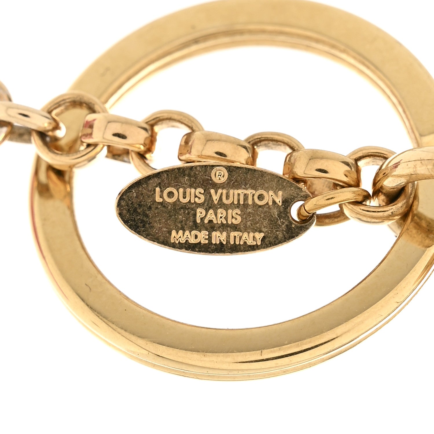 Louis Vuitton Resin Wood Vivienne Bag Charm Pink 3 of 4