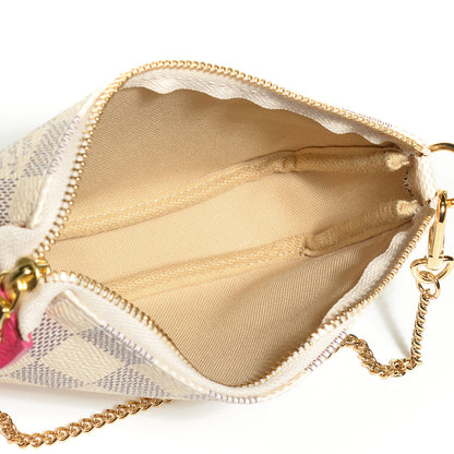 Louis Vuitton Damier Azur 2015 Christmas Animation Mini Pochette Accessories 6 of 8