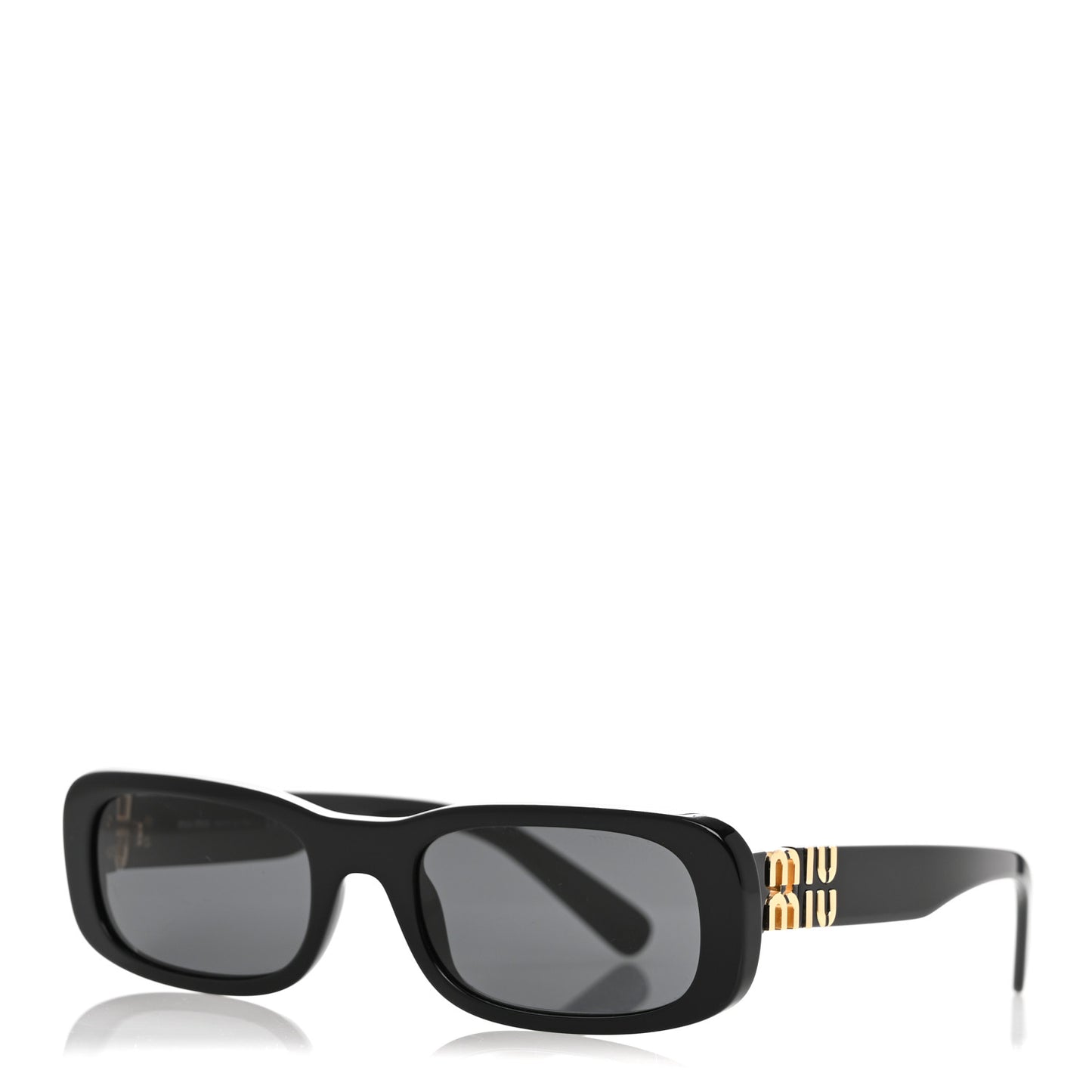 Acetate Rectangle Sunglasses SMU 08Z  Black