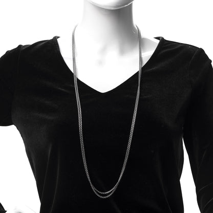 David Yurman Sterling Silver 14K Yellow Gold 2.7mm Box Chain Necklace 72" 2 of 5