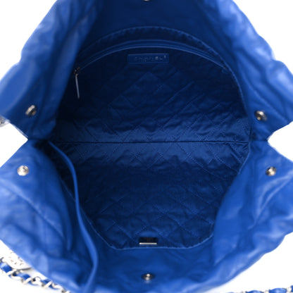 Chanel Shiny Calfskin Quilted Small Chanel 22 Dark Blue 6 of 11