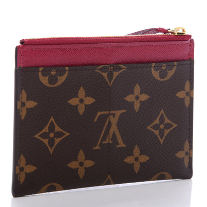 Louis Vuitton Monogram Zipped Card Holder Fuchsia 3 of 6