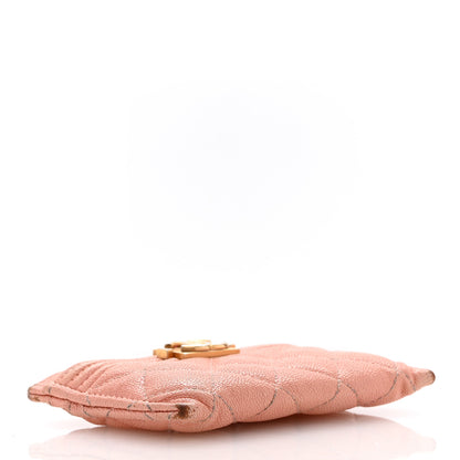 Chanel Caviar Quilted Boy Card Holder Light Pink 4 of 11