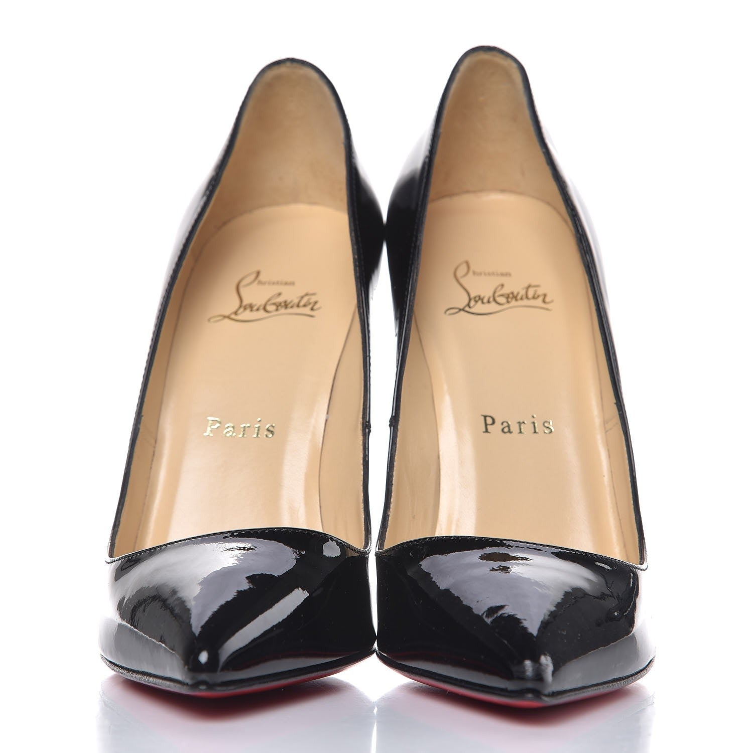 Christian Louboutin Patent Pigalle 120 Pumps 36 Black 2 of 9