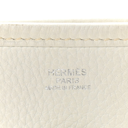 Hermes Taurillon Clemence Evelyne III PM White 6 of 19
