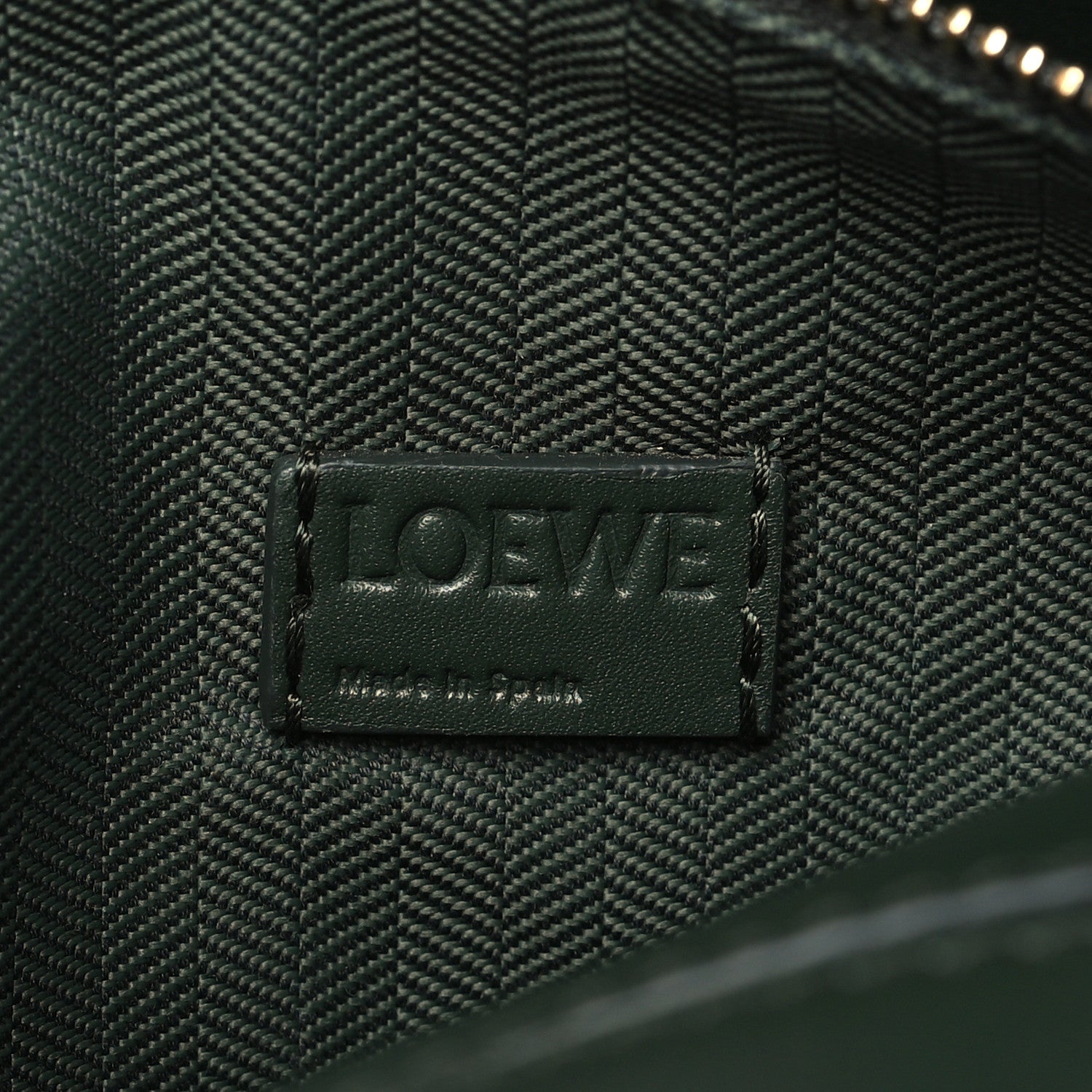 Loewe Satin Calfskin Mini Puzzle Bag Vintage Khaki 6 of 10