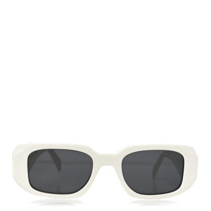 Prada Acetate Symbole Sunglasses SPR 17W White White 5 of 14