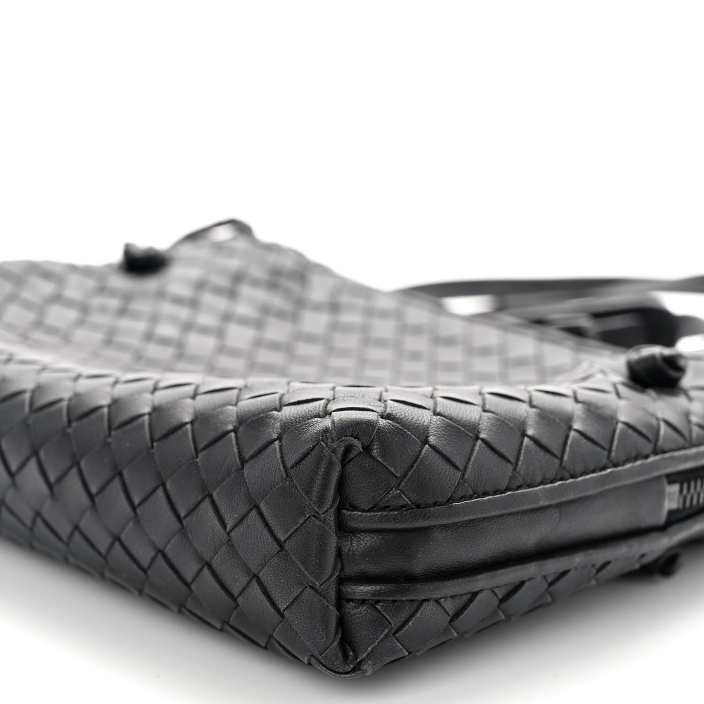Nappa Intrecciato Nodini Bag Black