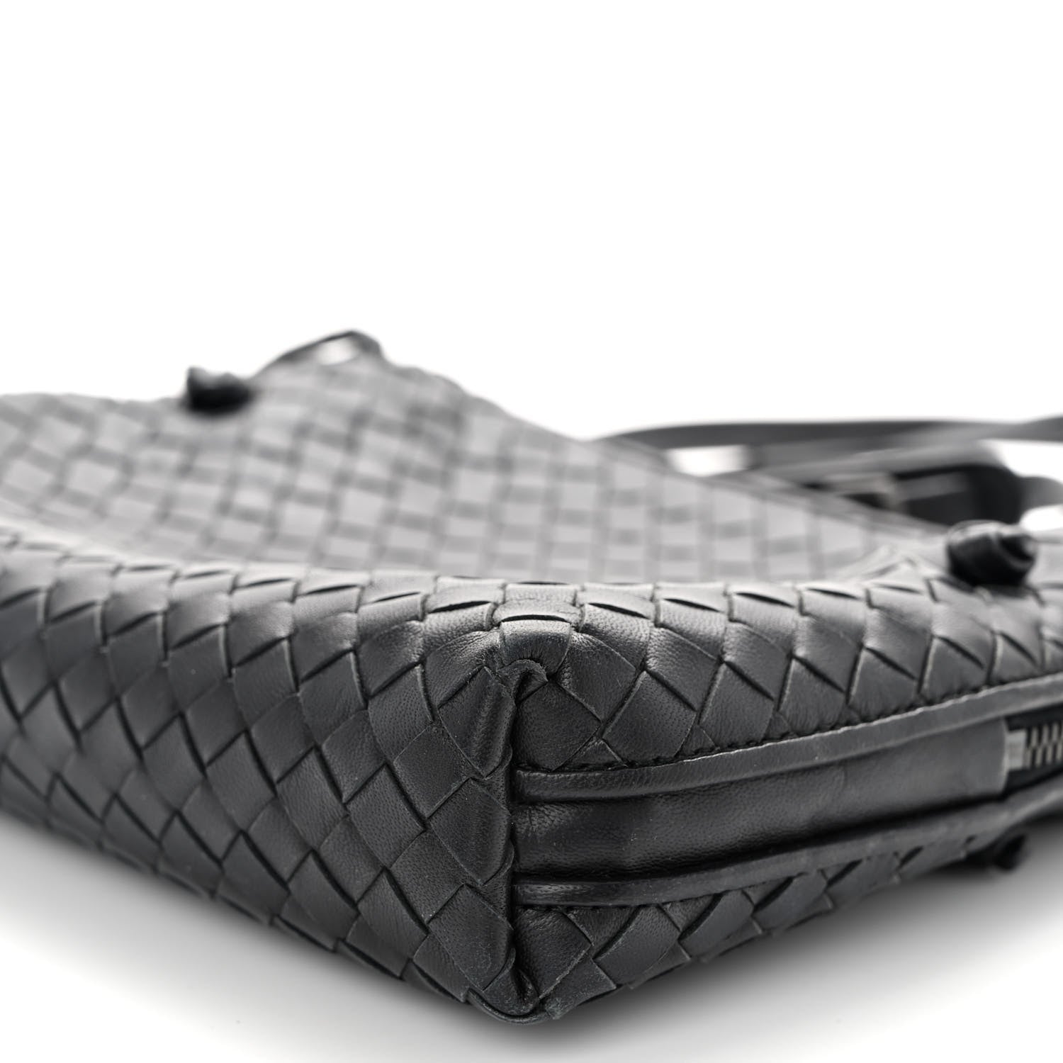Bottega Veneta Nappa Intrecciato Nodini Bag Black 9 of 9